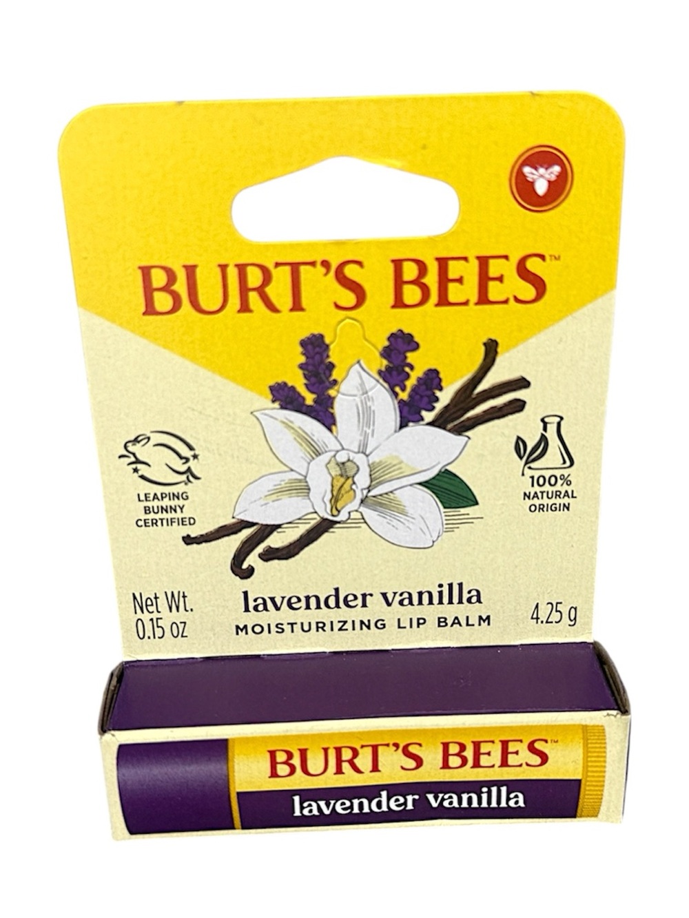 Burt's Bees Moisturizing Lip Balm — Lavender Vanilla - Picture 3 of 12